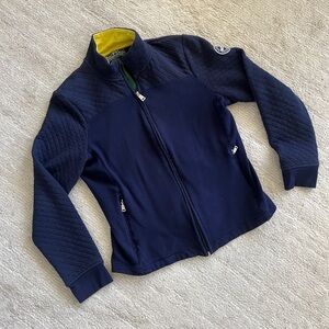 L-RL Lauren Active - Ralph Lauren  - Navy Blue Zip Up Jacket - Size Large